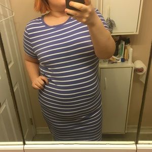 Striped Bodycon Dress